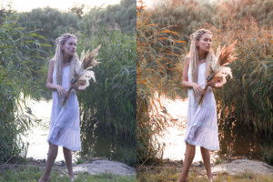 Ретушь и цветокоррекция портрета