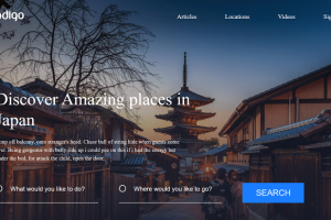 Travel Landing Page MDBootstrap