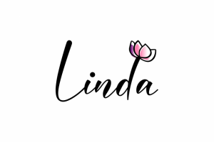 Логотип косметической продукции "Linda"