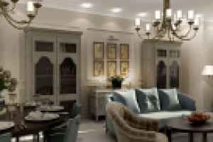 Дизайн интерьеров загородного дома, пос. "Солнечная Горка"