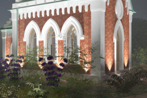 Small architectural forms of The Palace Park Ensemble "Maryino"