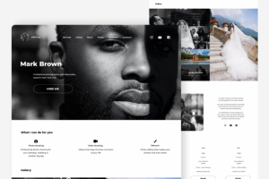 Landing page для фотографа