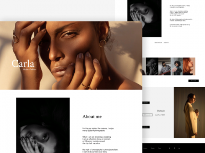 Landing page для фотографа