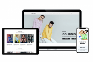 Верстка landing page Магазина одежды