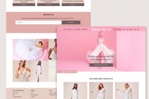 Дизайн Интрернет-магазина свадебных платьев