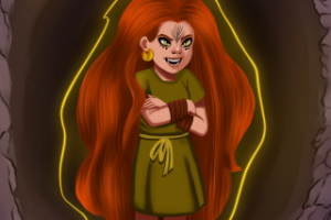 Отрисовка персонажа из мультфильма в моем стиле