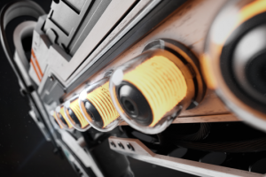 Sci-fi Винтовка по собственному концепту