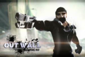 Плакат с героем игры