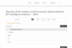 Разработка Дата сет "Большие данные современной мировой экономик