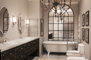 Ванная комната в классическом стиле