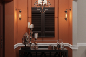 Дизайн коридора в стиле арт деко