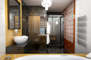 3д визуализация ванной комнаты