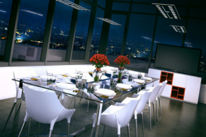 3d визуализация столовой зоны