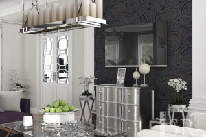 Современная гостиная в стиле арт деко