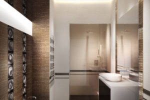 Дизайн и визуализация санузла в современном стиле