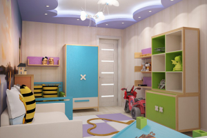 Дизайн и визуализация детской комнаты