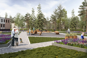 Визуализация зоны для отдыха