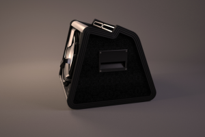 3d визуализация концепта корпуса  сабвуфера Kiex