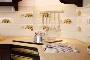 Визуализация рекламного изображения керамической плитки