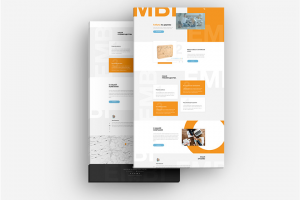 Лендинг для компании Embi