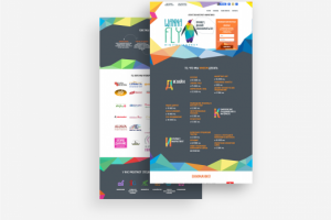 Лендинг для студии WannaFly