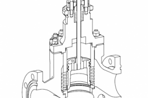 Клапан регулирующий Pn40  Dn80