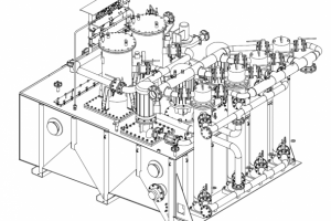 Блок маслоснабжения турбокомпрессорного агрегата