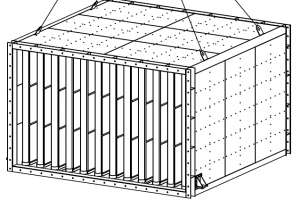 Шумоглушитель входного тракта ГТУ