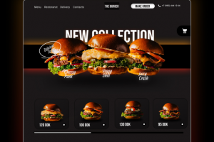 Сайт для ресторана.