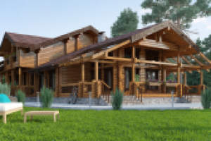 Дом из клееного бруса