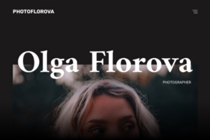 Дизайн лендинга фотографа