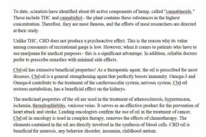 Небольшой рассказ о медицинской марихуане CBD Oil