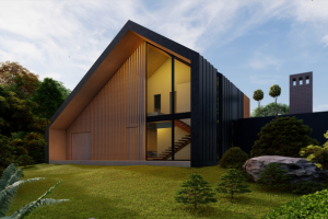 Дом в стиле Берн-Хауз