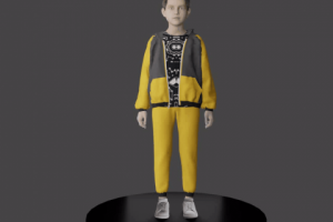 Модель детского костюма для пошива