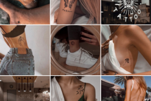 Оформление ленты для тату - студии