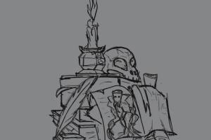 Эскиз предметов чародея