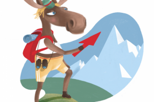 Лось путешественник