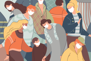 Иллюстрация "Карантин 2020"