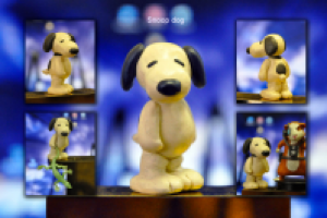 Snoopy из пластелина