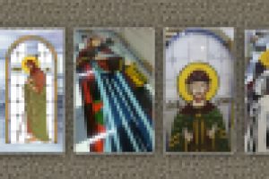 Витражи-иконы в храм