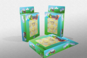 Дизайн упаковки эмодзи-мячей для гольфа