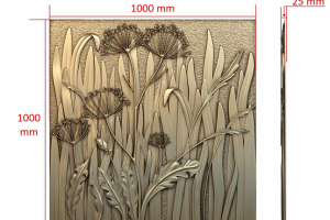 Интерьерное пано "Шелест"