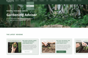 Многостраничный сайт "Gardening adviser"