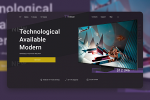 Дизайн Онлайн магазина гаджетов/электроники