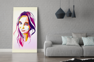 Портрет поп-арт