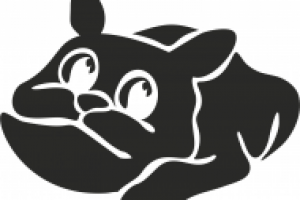 Монохромный пес