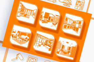 иконки мебель/интерьер