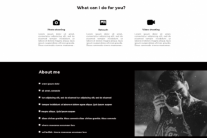 2 Лэндинг для фотографа 2