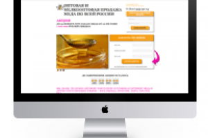 Лендинг по продаже меда