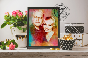 Гранж портрет